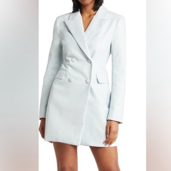 7 for all mankind leather blazer dress - Picture 2 of 2